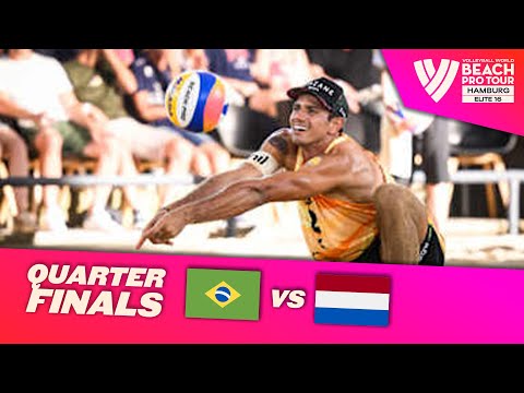 Arthur/Adrielson vs. Boermans/de Groot - Quarter Finals Highlights | Hamburg 2024 #BeachProTour