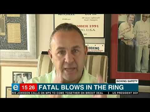 Fatal blows in the boxing ring