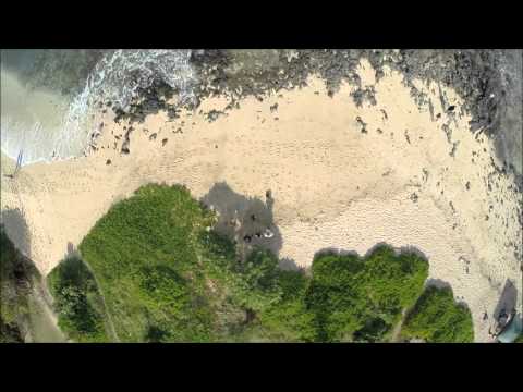 Drone Flight Test Over Ocean Waters