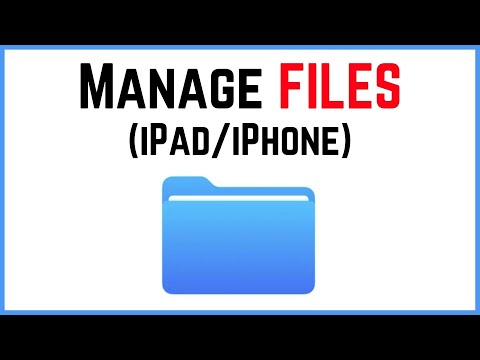 How to use the FILES app in iOS (iPad/iPhone) Video
