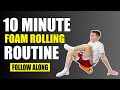 10 Minute Foam Rolling ROUTINE | Follow Along Foam Rolling for Soccer Players!