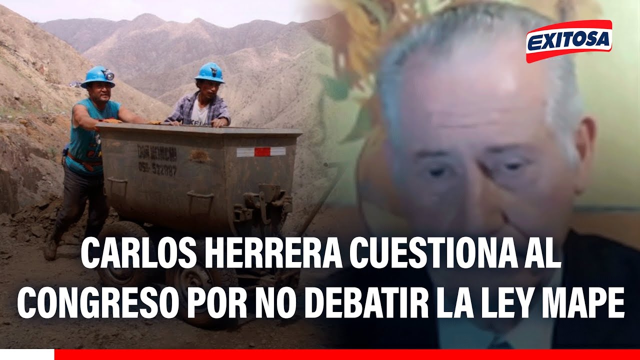 🔴🔵 Exministro de Energía y Minas cuestiona al Congreso por no debatir la Ley MAPE