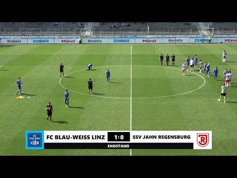 Jubiläumsturnier 125 Jahre Stuttgarter Kickers: SSV Jahn Regensburg - FC Blau-Weiß Linz Re-Live
