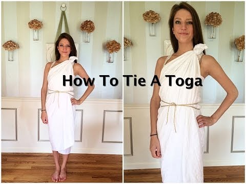 How To Tie A Toga Tutorial