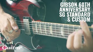 Video thumbnail for Gibson Custom 60th Anniversary 1961 Les Paul SG Standard & Custom demo | Guitar.com by Guitar