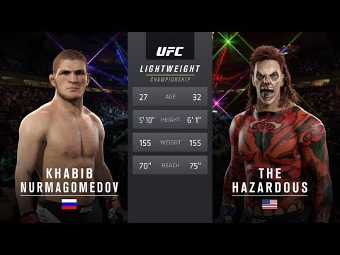 Khabib vs. Hazardous (EA Sports UFC 2) - Champion Fight ☝️🦅