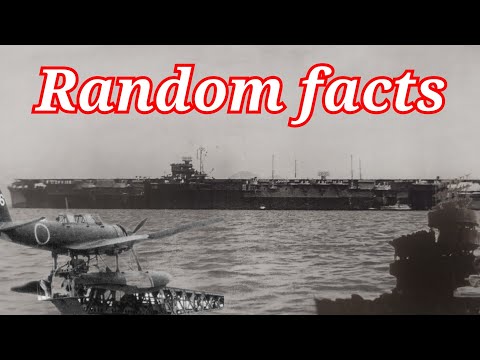 Japanese Aircraft carriers: Odd facts
