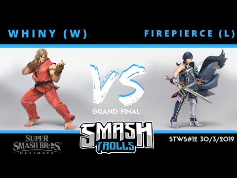 STWS #12 - GRAND FINAL- Whiny (Ken) Vs.  Firepierce (Chrom) - SSBU Tournament
