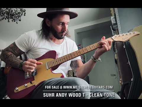 For sale @ www.MEISTEREDEGUITARS.com - clean tone Suhr Andy Wood signature T in Iron red !