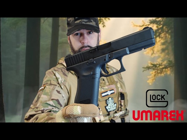 Vídeo relacionado con Pistola de greenn Gas de Airsoft Modelo G19 Negra GBB de Marui con corredera móvil y blowback. Potencia Menor de 1 Julio