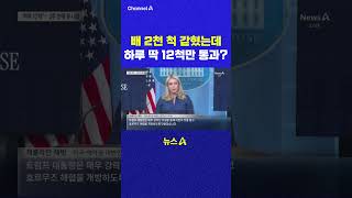 배 2천 척 갇혔는데 하루 딱 12척만 통과 채널A #shorts #DLAB #ashorts