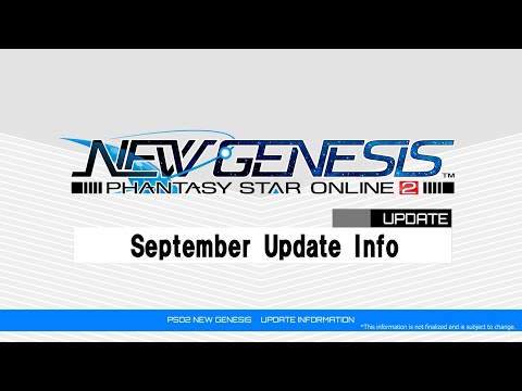 PSO2 NEW GENESIS September Updates Introduction Video thumbnail