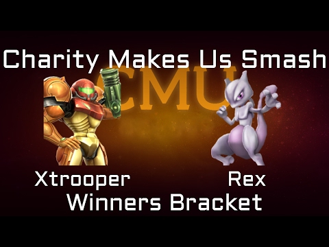 Charity Makes Us Smash Project M Bracket - Xtrooper (Samus) vs. Rex (Mewtwo)