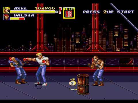 Streets of Rage 2 Playthrough - Axel Hardest Mode