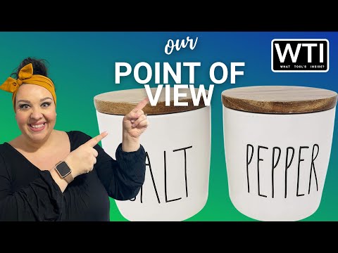 Rae Dunn Salt & Pepper Cellars - WTI product video review