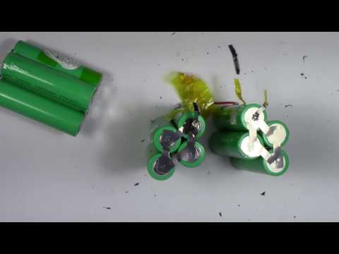 18650 Lithium-Ion Battery Harvesting From A NEW CBD 12 Cell Laptop Battery Pack