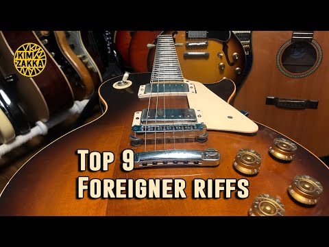 Top9 Foreigner Riffs