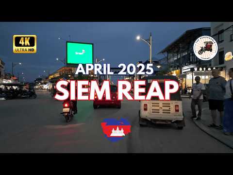 🇰🇭 Siem Reap Today 🚲 | A Peaceful April Bike Ride Through the City