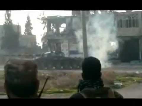 تجهيزات عناصر فرقة الفاروق لضرب حاجز المشتل في القصير في ريف حمص