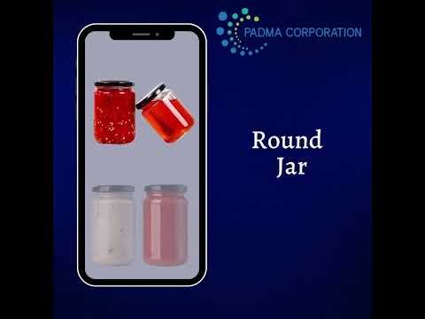 400 ML Hexagonal Glass Jar