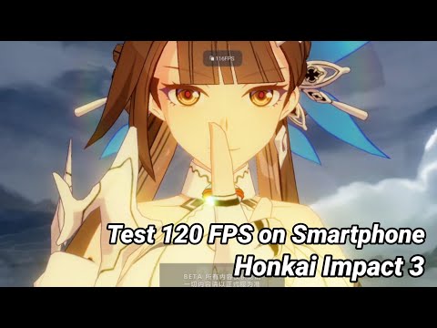 Honkai Impact 3 on Red Magic 7S at 120 Fps