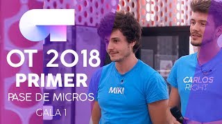 "EL ATAQUE DE LAS CHICAS COCODRILO" - CARLOS RIGHT y MIKI | Primer pase de micros Gala 1 | OT 2018