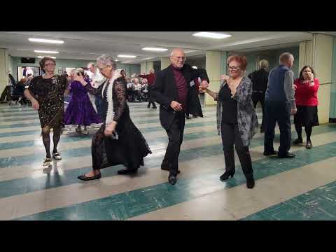 Round dancing with Bob Tevlin cueing at the New Year's Eve Dance in St. Charles, MO 12/31/25.