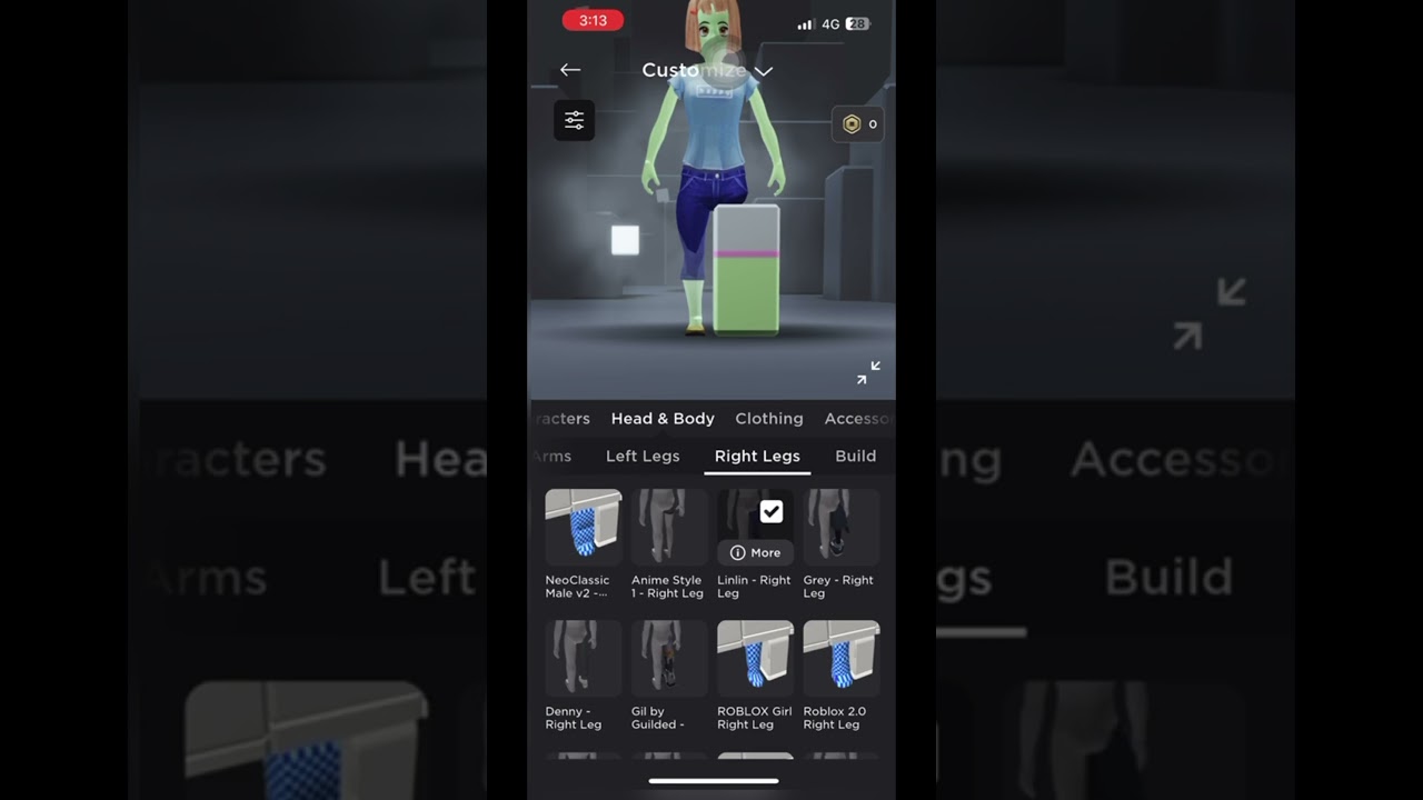 Roblox avatar glitch | coems🤑  #viral