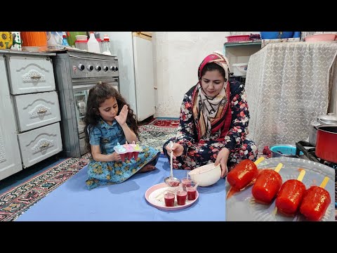 ICE CREAM | Excellent fruit ice cream | Delicious village-style fruit ice cream