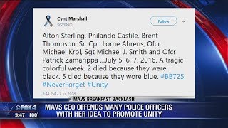 Dallas Mavericks CEO offends many officers with email meant to promote unity