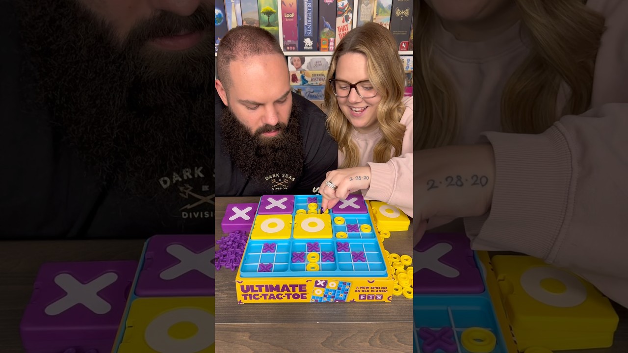 Ultimate Tic Tac Toe, A Perfect Two Player Game!! #boardgames #UltimateTicTacToe #relatablepartner