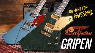 Video thumbnail for The all new Gripen electric guitar from Kauer Guitars | NAMM 2024 Model by Eddie's Guitars