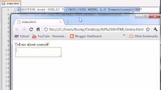 XHTML and CSS Tutorial - 43 - Text Areas