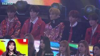 Download lagu 171231 NCT, Mamamoo reaction to Red Velvet - Peek A Boo @2017 MBC Music Festival mp3