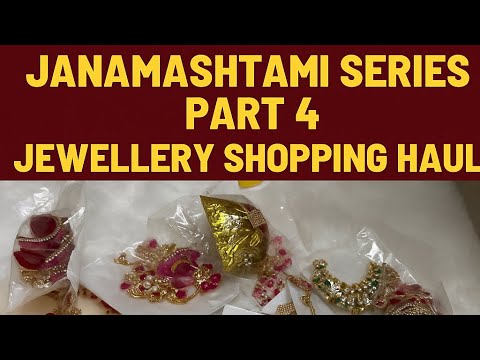 Janmashtami Part 4 |Jewellery Shopping Haul  #radhakrishna #janmashtami2025 #shringar_with_avishikta