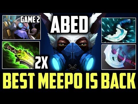 Abed - [2 Games] Best Meepo Is Back With Amazing Plays And Tinker Pro Gameplay Dota 2