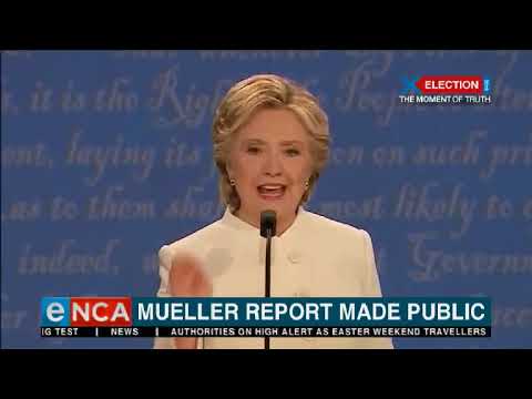 Tonight with Jane Dutton Mueller report made public 18 April 2019