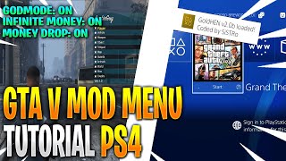 How To Get A MOD MENU On GTA V On PS4 (9.00 or Lower)
