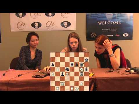 Press Conference Round 5: Tuvshintugs Batchimeg (MGL) - Tatiana Kosintseva (RUS)