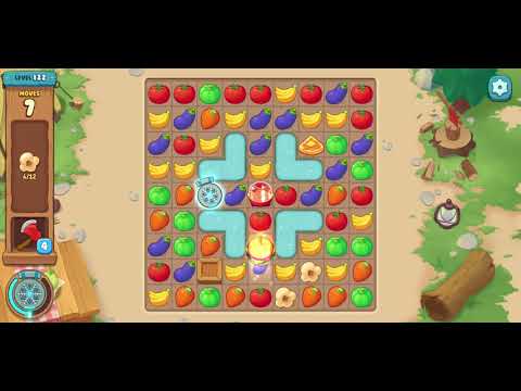 We Bare Bears Match3 Repairs Level 122 - No Boosters