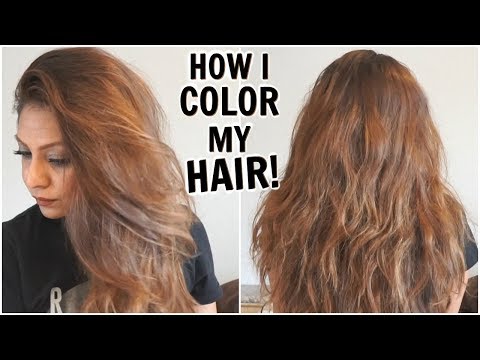 How I Dye My Hair Light Golden Brown at Home│How I...