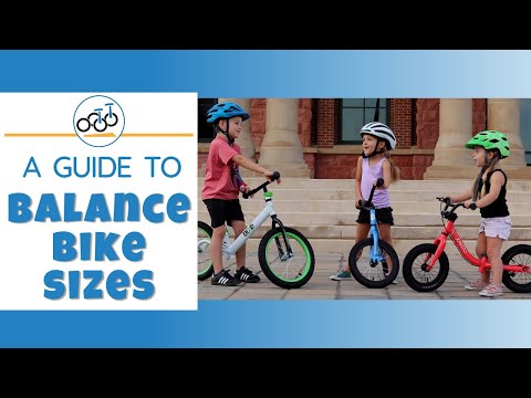 A Guide To Balance Bike Sizes (and how to set the seat height!)