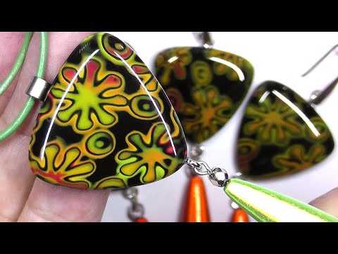 Wonderful Jewelry Sets With Simple Mokume Gane Technique
