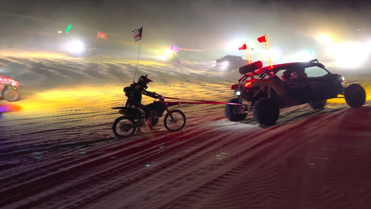 YZ450f BLOWS UP IN GLAMIS DUNES… AGAIN! Oldsmobile Hill at Night | DIRT BIKE DIARIES EP.113