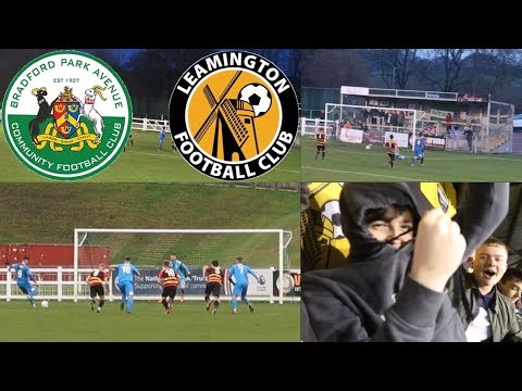 PENALTIES, RED CARDS AND NON-LEAGUE DRAMA - Bradford Park Avenue 0-3 Leamington Match Vlog