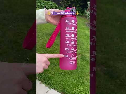 Single Plastic Motivational Water Bottle