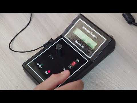 Работа с антенным анализатором AA-330М