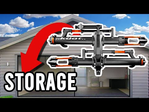 How to store your bike rack in your garage