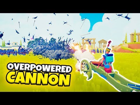 OVERPOWERED CANNON VS EVERY FACTION | TABS MODDED GAMEPLAY