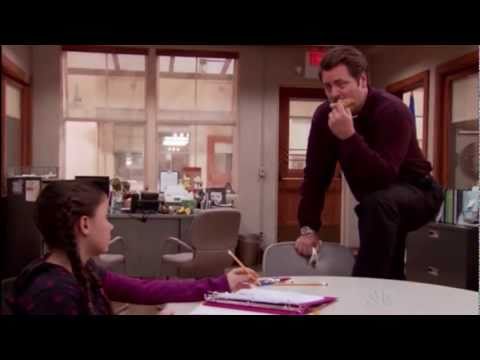 Ron Swanson Teaches a Little Girl About Government